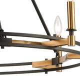 Faire-Elk Home 8-Light Chandelier & Satbrass