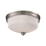 Casual Mission 13'' Wide 3-Light Flush Mount Ceiling Light