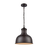 Cedar Park Oil Rubbed Bronze One-Light Outdoor Pendant Light