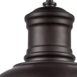 Faire-Elk Home Cedar Park Oil Rubbed Bronze One-Light Outdoor Pendant Light