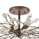 Faire-Elk Home Crislett Multi-Light Semi Flush Mount Ceiling Light