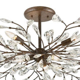 Faire-Elk Home Crislett Multi-Light Semi Flush Mount Ceiling Light