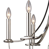 Faire-Elk Home Dione 6-Lght Chandelier Plshd Nckl