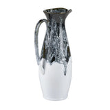 Faire-Elk Home Gallemore Decorative Hand-Applied Glazed Ceramic Pitcher