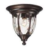 Faire-Elk Home Glendale 1-Lght Flush Mount Regal Bz