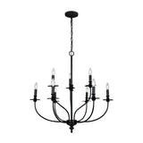 Faire-Elk Home Hartford 9-Lght Chandelier Oil Rubbed Bz