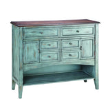 Hartford Hand-Painted Wood Storage Cabinet