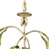 Faire-Elk Home Huarco 6-Lght Chandelier W/Floral-Shaped Glass