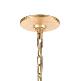 Faire-Elk Home La Rochelle 6-Lght Chandelier Parisian Gold Leaf