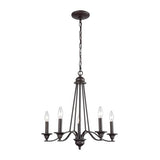 Farmington 5-Lght Chandelier Oil Rubbed Bz