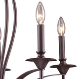 Faire-Elk Home Lamp Medford 5-Lght Chandelier Oiled Bz