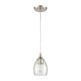 Faire-Elk Home Lamp Miranda 1-Lght Pndnt Satnckl