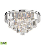 Palacial 6-Lght Chandelier W/Cystl Leds 15216/6-LED