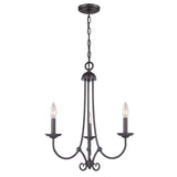 Williamsport 3-Lght Chandelier Oil Rubbed Bz