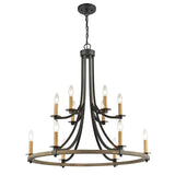 Faire-Elk Home Lamp Woodbridge 12-Lght Chandelier