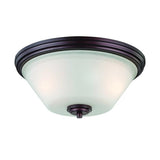 Faire-Elk Home Pittman 2-Lght Ceiling Lamp Sienna Bz