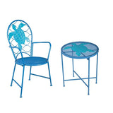 Faire-Evergreen Enterprises Sea Turtle Bistro Patio Set Table and Chair