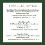 Faire-Fernville Creations Dish towels Highland Cows Holiday Terry Cloth Hand Towel