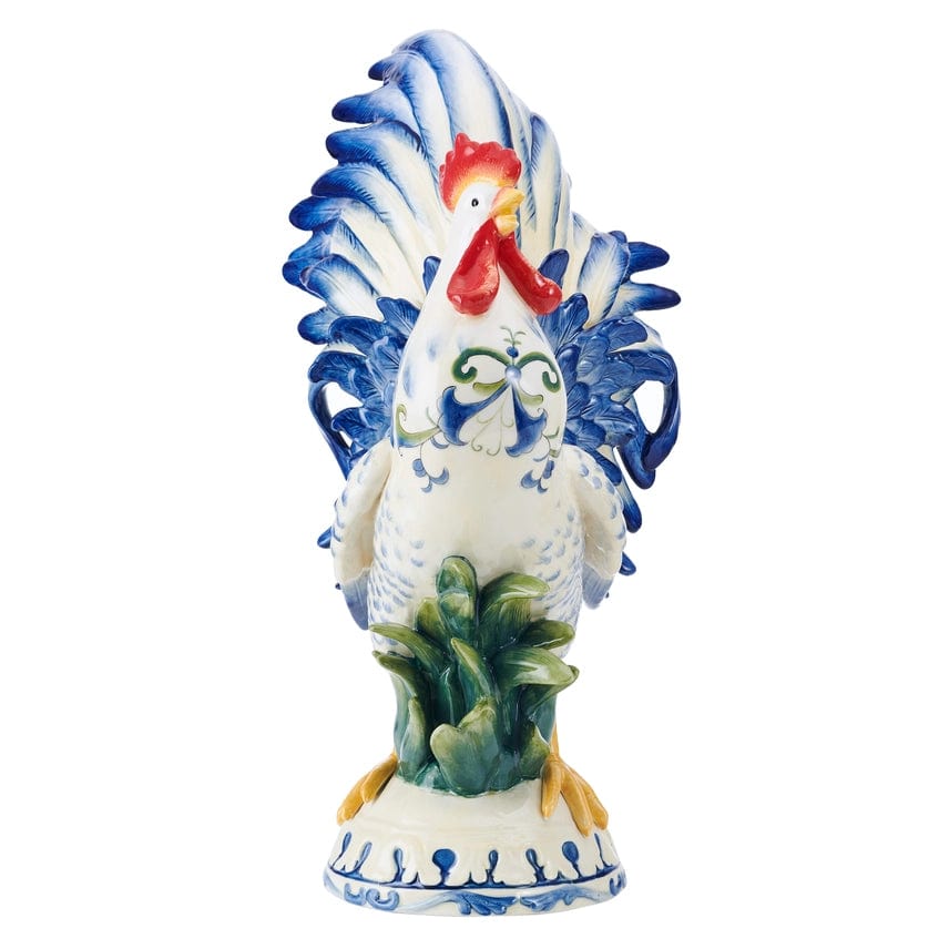 faire-fitz & floyd ceramic rooster decor Fitz & Floyd Beautiful Fine Ceramic Rooster Collection