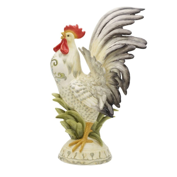 faire-fitz & floyd ceramic rooster decor Lantana Fitz & Floyd Beautiful Fine Ceramic Rooster Collection