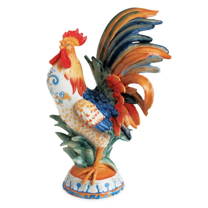 faire-fitz & floyd ceramic rooster decor Ricamo Fitz & Floyd Beautiful Fine Ceramic Rooster Collection