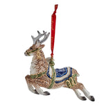 faire-fitz & floyd ornament Blue or Red Telluride Collectible Deer Ornaments 2024 by Fitz & Floyd