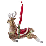 faire-fitz & floyd ornament Blue or Red Telluride Collectible Deer Ornaments 2024 by Fitz & Floyd