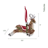 faire-fitz & floyd ornament Blue or Red Telluride Collectible Deer Ornaments 2024 by Fitz & Floyd