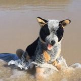 FAIRE: FurTastic Friends by Bocchetta Plush Toys Australian Cattle Dog Lifelike Size 40cm/15.7"