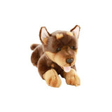 FAIRE: FurTastic Friends by Bocchetta Plush Toys Plush Puppy Dog Red and Tan Black or Red and Tan Australian Kelpie Puppies Plush Size 30cm/12" Stuffed Animal Realistic