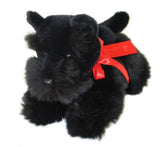 Black Plush Scottish Terrier Puppy - 28cm Floppy