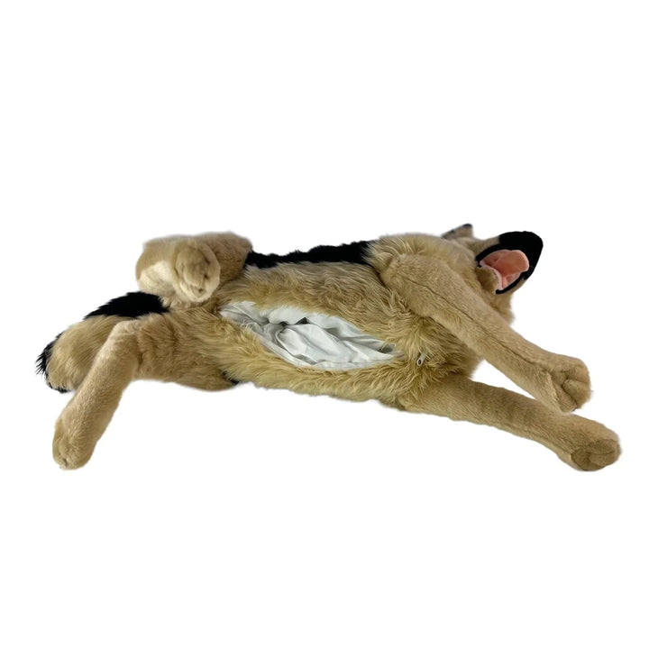 FAIRE: FurTastic Friends by Bocchetta Plush Toys Stuffed Animals Plush Large Light Face German Shepherd Lifelike Eco-friendly Lying Down