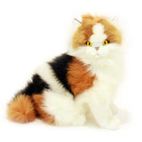 FAIRE: FurTastic Friends by Bocchetta Plush Toys Stuffed Animals Sitting Plush Calico Persian Cat - 38cm Lying or Sitting