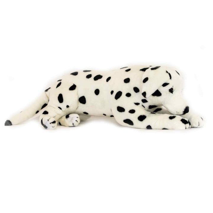 FAIRE: FurTastic Friends by Bocchetta Plush Toys Stuffed Dog Plush Large Dalmatian Lifelike Eco Friendly Dog Size 62cm/24.4"