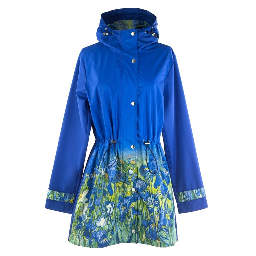 faire-galleria rain jacket Raincoat S Van Gogh "Irises" Rain Collection