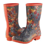 faire-galleria rain jacket Tall Boot Size  6 Renoir Le Jardin Rue Cortot A Montmarte Red Rain Collection