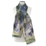 faire-galleria Scarves & Shawls Renoir In The Park At Saint Cloud - Rain Gear Collection