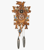 Faire-Hermle traditional cuckoo clock Classic Bird and Floral Design German Made Cuckoo Clock Affordable Adelheide