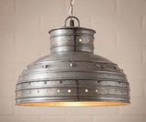 Faire-Irvins Tinware Farmhouse Pendant Light Retro Tin Farmhouse Industrial Metal Pendant Light