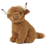 Faire-Keycraft plush small highland cow toy Small Plush Highland Cow Stuffed Animal Eco Friendly