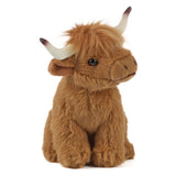 Faire-Keycraft plush small highland cow toy Small Plush Highland Cow Stuffed Animal Eco Friendly