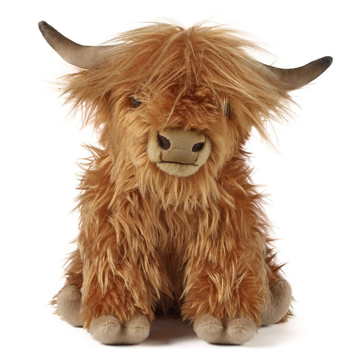 Faire-Keycraft Stuffed Animals Highland Cow Large with Sound Plush Toy