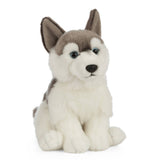 Faire-Keycraft Stuffed Animals Husky Sitting Plush Dog Eco Friendly