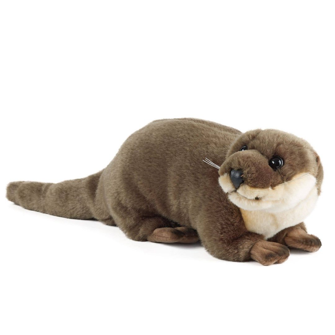 Faire-Keycraft Stuffed Animals Otter Large and Small Lifelike Realistic Plush Animals Eco Friendly