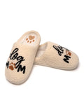 Faire Living Royal Slippers Dog Mom Slide In Slippers