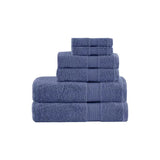 Faire-Olliix Organic Towel Set Dk Blue Luxury Organic Cotton Long-Staple 650GSM Towel Set