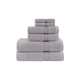 Faire-Olliix Organic Towel Set Gray Luxury Organic Cotton Long-Staple 650GSM Towel Set