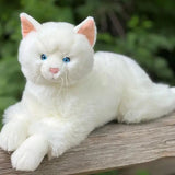 FAIRE Plush Animals 19" Bianca White Floppy Plush Cat