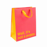 Faire-Pranko Prank Gift Bag-Well Its Not a Puppy-Make your gift unforgettable!