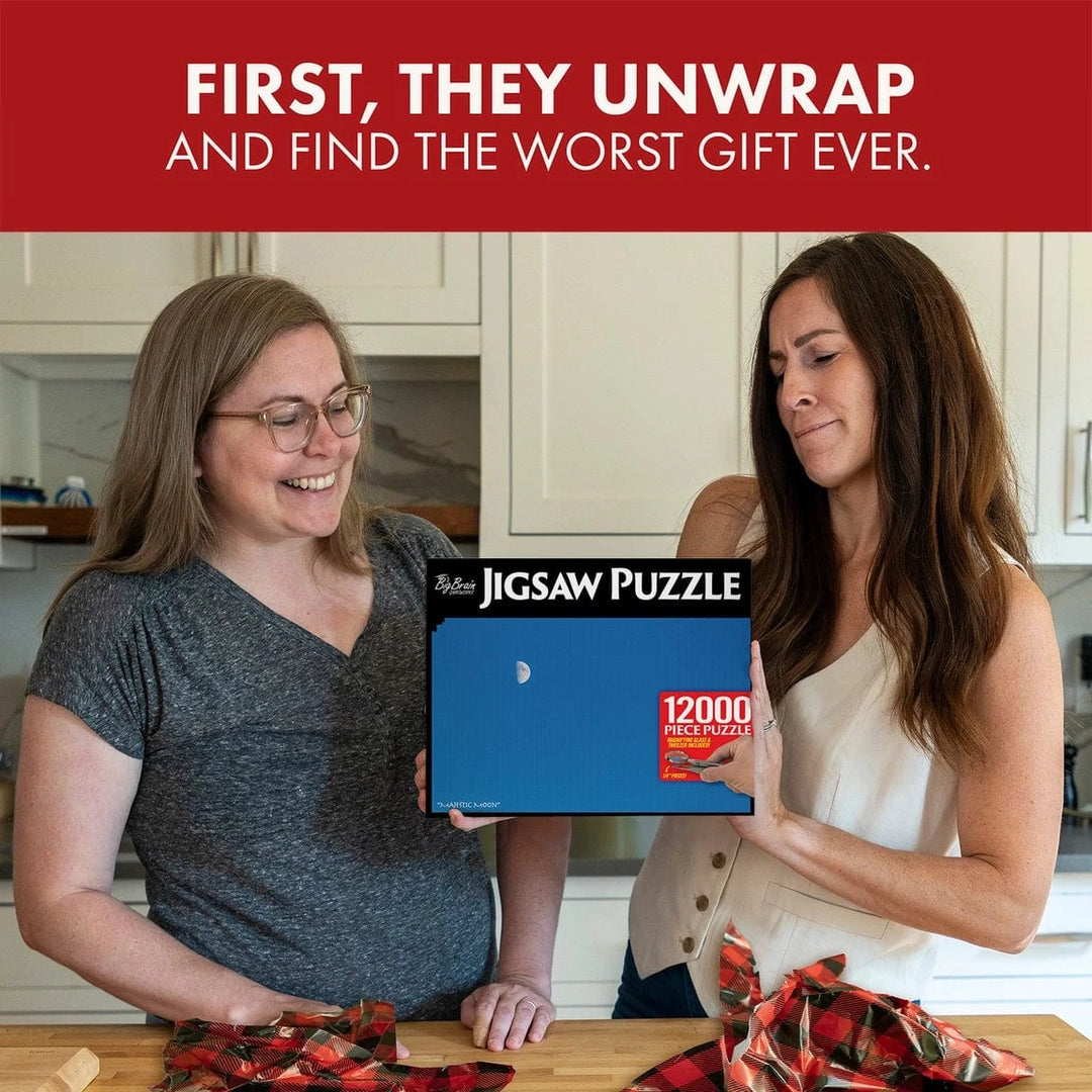 Faire-Pranko Prank Gift Box for Jigsaw Puzzle Fans, Hobbyists or ANYONE who would hate a jigsaw puzzle!